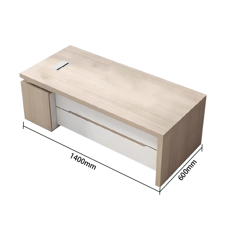 オフィスデスク エグゼクティブデスク 社長机 片袖机 配線ボックス ダイヤル錠 PC収納スペース カスタマイズ可能 LBZ-N020