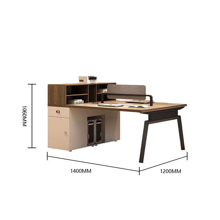 オフィスデスク 事務机 役員デスク 収納ラック 大容量収納 ダイヤル錠 PC収納 トップパネル シンプル ナチュラル YGZ-N060