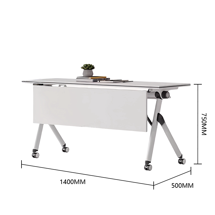 オフィスデスク ワークデスク 作業机 折りたたみ式デスク 仕事用 作業用 事務用 丈夫な脚 幕板付き 折りたたみ YGZ-N051