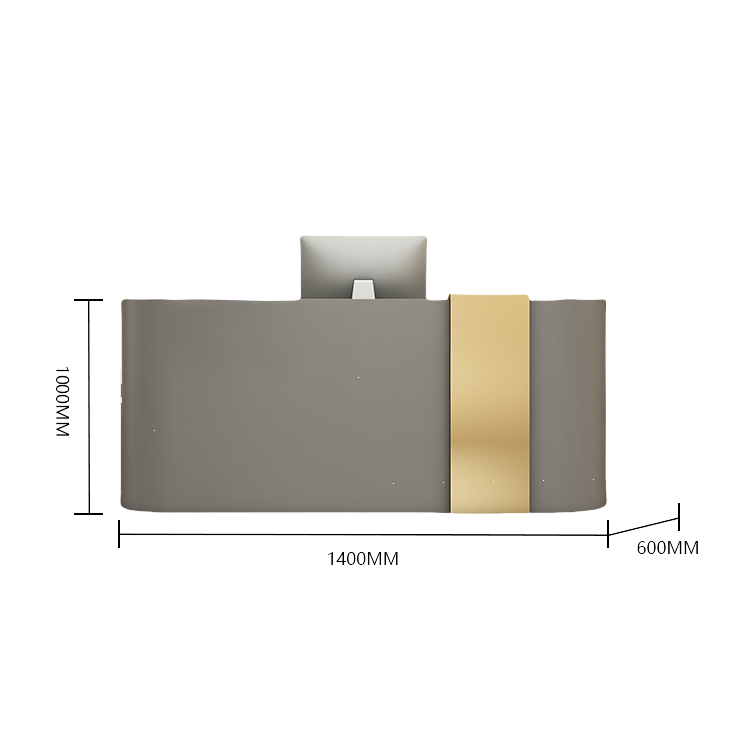 受付カウンター レジカウンター エントランス受付 サロン 扉付き収納 大容量 ベージュ カスタマイズ可能 JDQT-BODS-N016