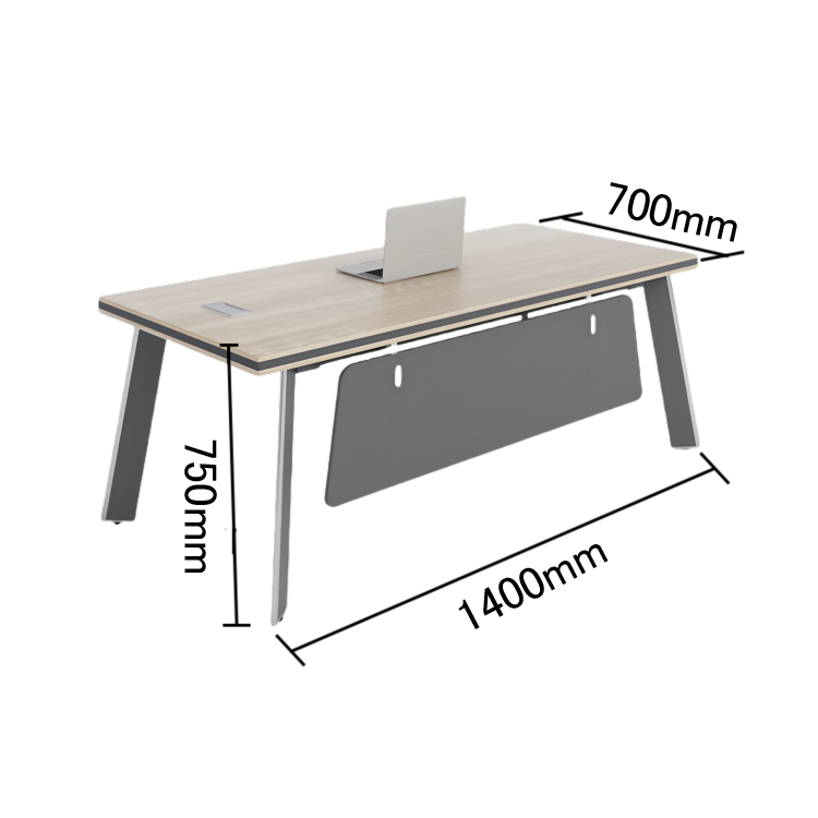 エグゼクティブデスク オフィスデスク 事務用 引き出し 配線ボックス 鍵付き シンプル ウォールナット カスタマイズ可能 LBZ-N032