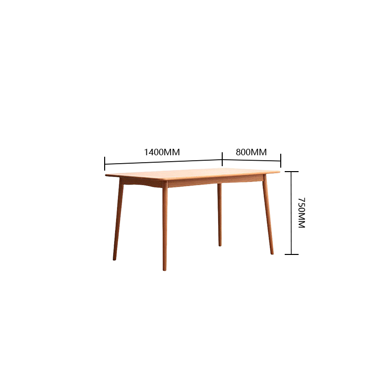 ダイニングテーブル リビングテーブル 長方形 食卓 木製 テーブル 食事用 天然木 木目調 シンプル おしゃれ チェリー CZ-N011