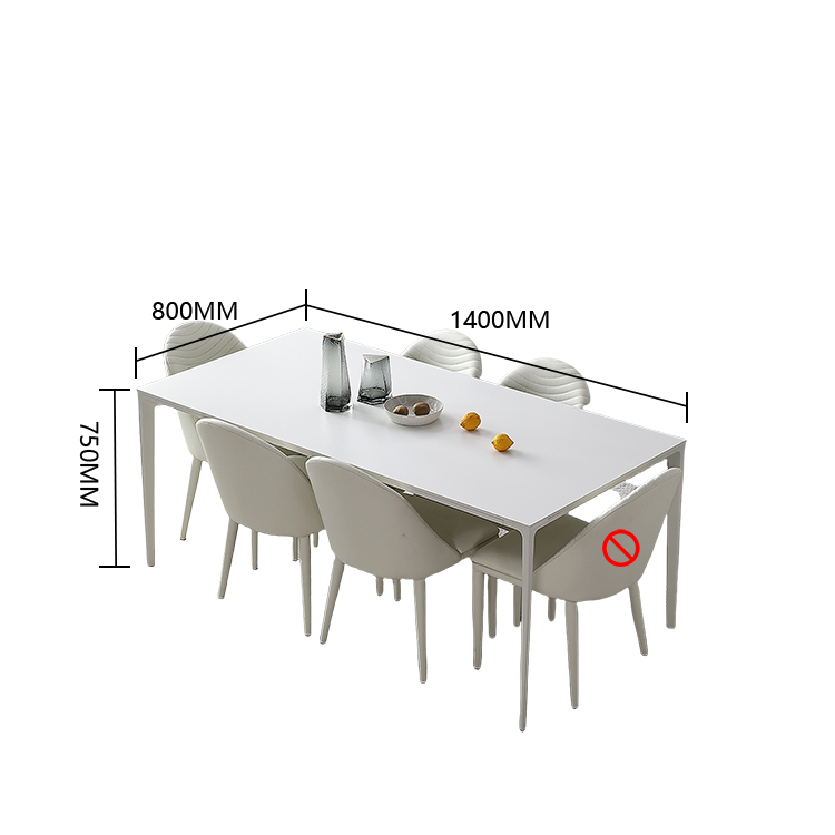 ダイニングテーブル 長方形 食卓 テーブル 食事用 リビングルーム セラミック天板 シンプル おしゃれ ブラック ホワイト CZ-N022