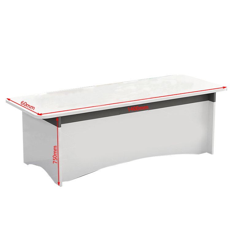 ワークデスク オフィスデスク エグゼクティブデスク 社長机 R加工 引き出し 幕板 シンプル ホワイト カスタマイズ可能 LBZ-N009