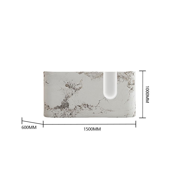 受付カウンター レジカウンター 店舗用 サロン LEDライト 大容量収納 ベージュ カスタマイズ可能 JDQT-BODS-N019