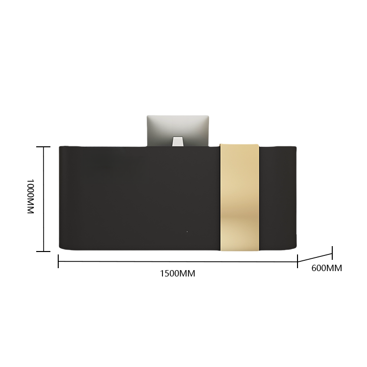 受付カウンター レジカウンター エントランス受付 サロン 扉付き収納 大容量 ベージュ カスタマイズ可能 JDQT-BODS-N016