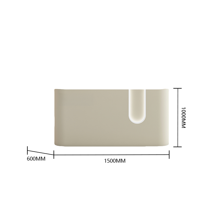 受付カウンター レジカウンター 店舗用 サロン LEDライト 大容量収納 ベージュ カスタマイズ可能 JDQT-BODS-N019