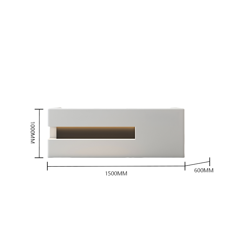 受付カウンター レジカウンター 受付台 エントランス受付 大型 サロン 大容量 グレー カスタマイズ可能 JDQT-BODS-N014