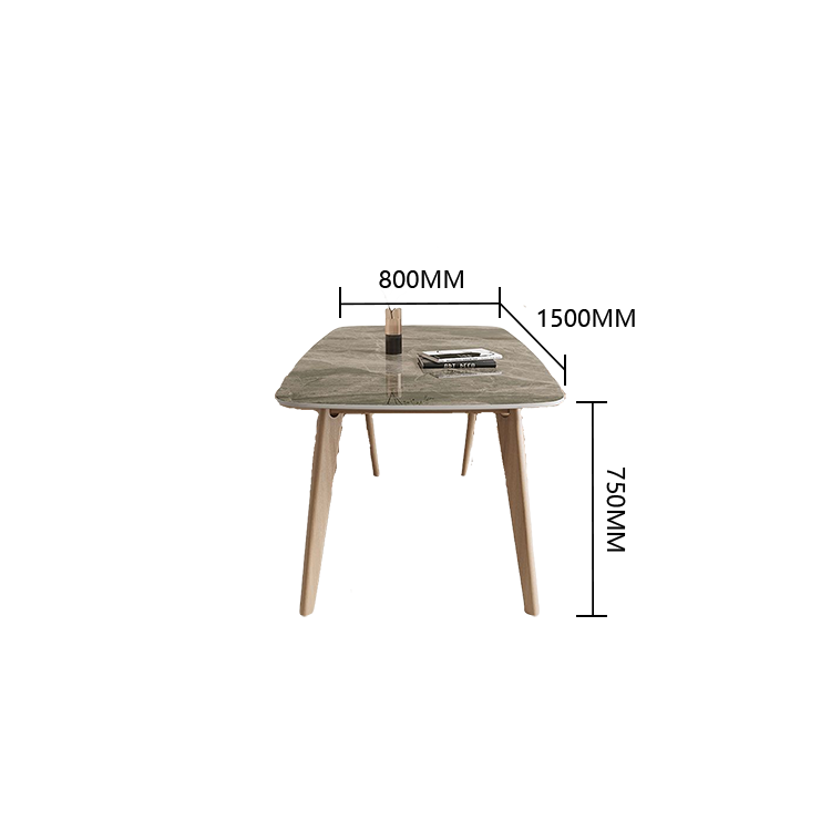 ダイニングテーブル リビングテーブル 長方形 食卓 食事用 北欧風 マーブル柄 シンプル おしゃれ カスタマイズ可能 CZ-N012