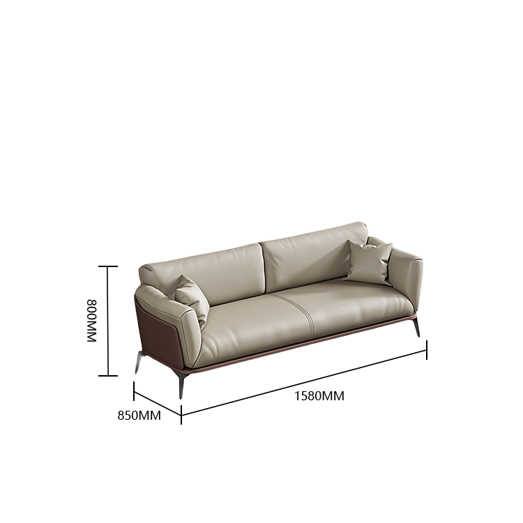 ソファ ストレートソファ 応接ソファ アームソファ オフィスソファ リビング用 受付用 2人掛け アームレスト付き 広い座面 快適な背もたれ 丈夫なフレーム 人間工学 通気性 耐荷重性 おしゃれ 高品質 カーキグレー JDSF-N028