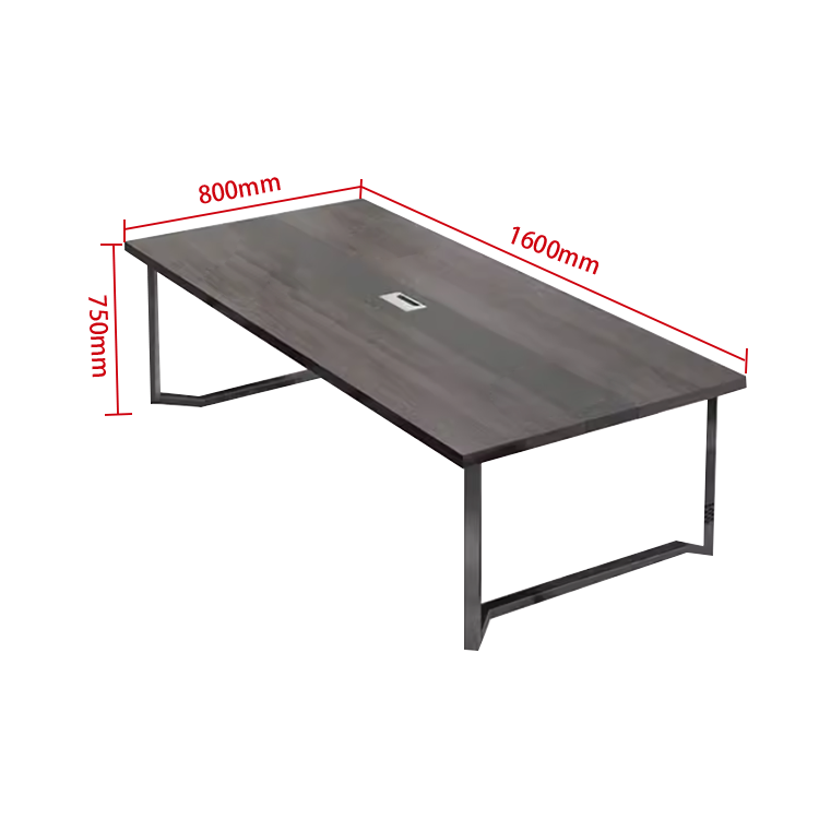 会議テーブル ミーティングテーブル テーブル 会議室用 相談用 R加工 配線ボックス シンプル カスタマイズ可能 HYZ-N016