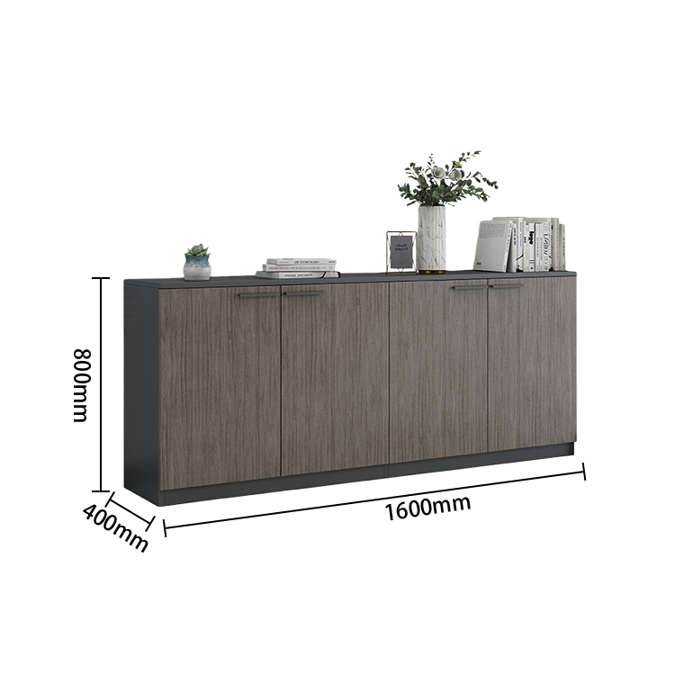 オフィスキャビネット オフィス収納 収納家具 オフィス用 大容量収納 収納庫 ウォールナット グレー カスタマイズ可能 BGCWG-N070