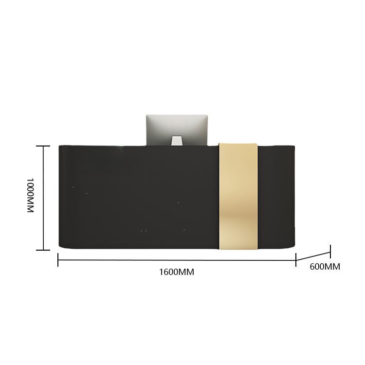 受付カウンター レジカウンター エントランス受付 サロン 扉付き収納 大容量 ベージュ カスタマイズ可能 JDQT-BODS-N016