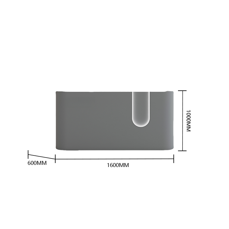 受付カウンター レジカウンター 店舗用 サロン LEDライト 大容量収納 ベージュ カスタマイズ可能 JDQT-BODS-N019