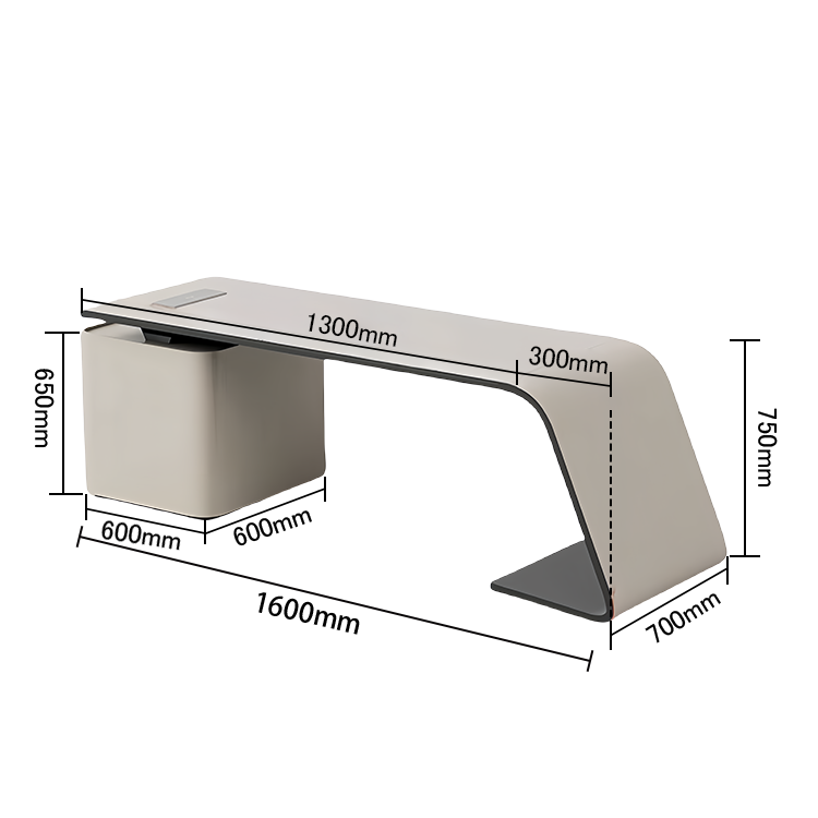 エグゼクティブデスク ワークデスク オフィスデスク デスク 役員デスク 焼付塗装 PC収納 引き出し カスタマイズ可能 LBZ-N052