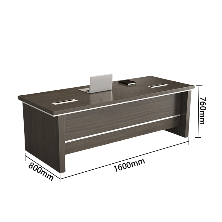 エグゼクティブデスク オフィスデスク 社長机 木製デスク 木目調 鍵付き 配線ボックス 大容量収納 カスタマイズ可能 LBZ-N033