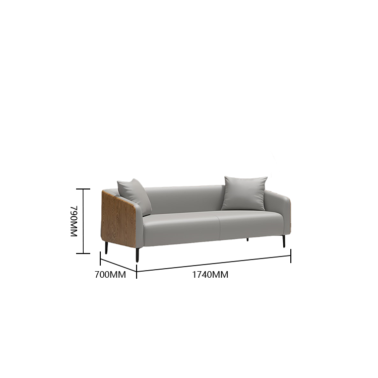 応接セット ローソファー 1人掛け 3人掛け 待合用 スチール脚 天然木 シンプル おしゃれ ブラウン カスタマイズ可能 JDSF-N021