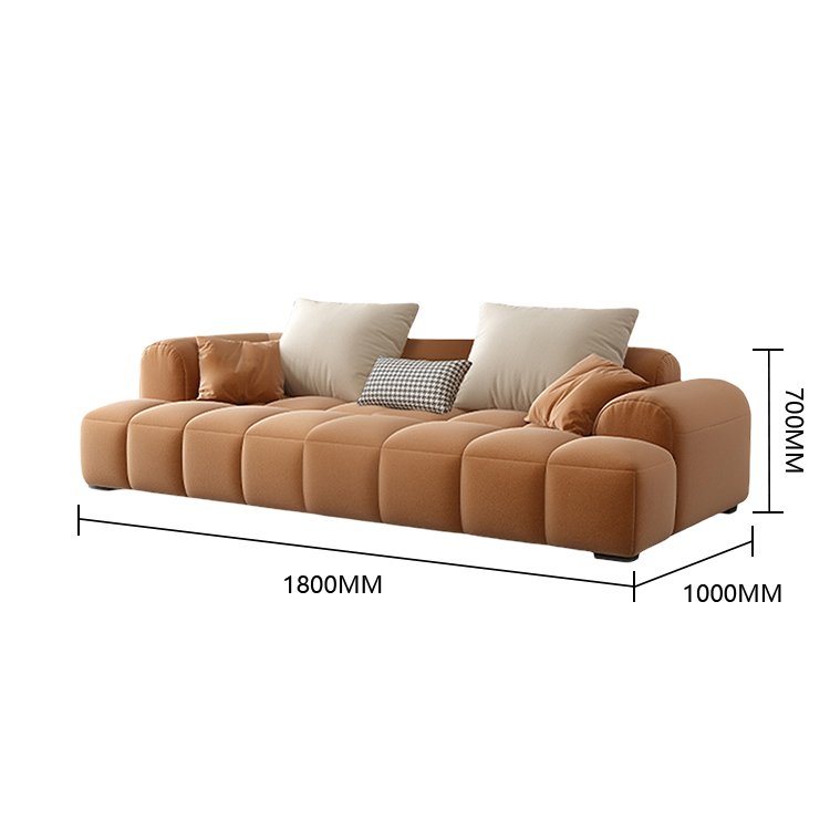 カウチソファ リビングソファ コーナーソファ ロータイプ 4人掛け 3人掛け 人間工学 柔らかい 洗練 カスタマイズ可能 JYSF-N012