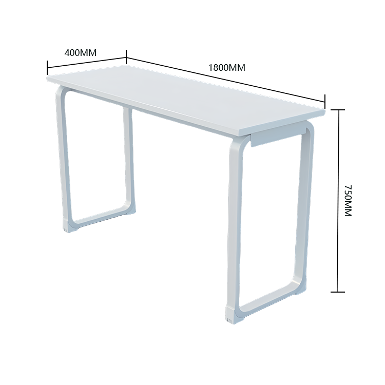 会議テーブル 相談テーブル 研修用デスク 収納棚 アジャスター スチールフレーム 便利 頑丈 シンプル ホワイト HYZ-N049