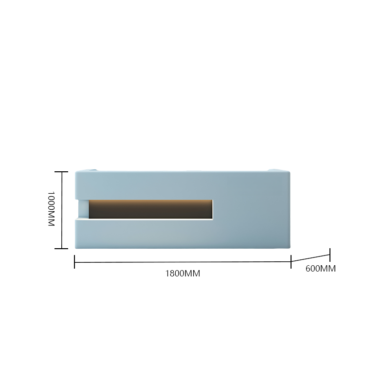 受付カウンター レジカウンター 受付台 エントランス受付 大型 サロン 大容量 グレー カスタマイズ可能 JDQT-BODS-N014