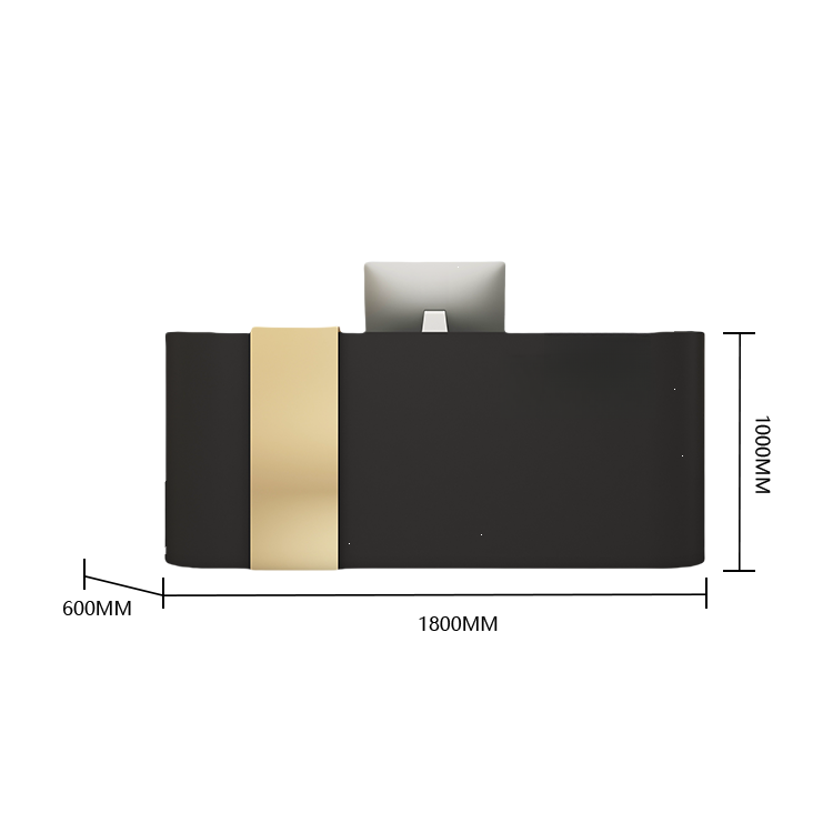 受付カウンター レジカウンター エントランス受付 サロン 扉付き収納 大容量 ベージュ カスタマイズ可能 JDQT-BODS-N016