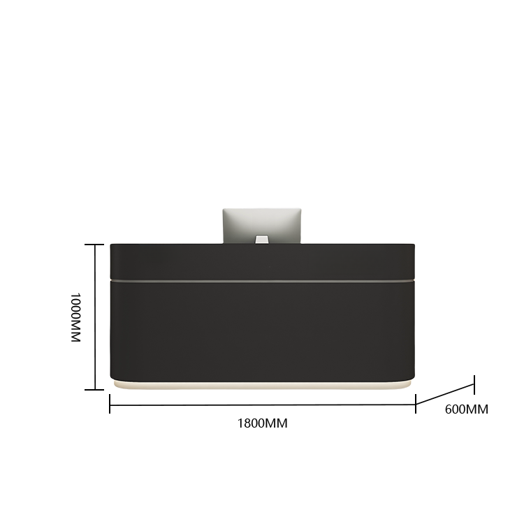 受付台 レジカウンター 大型 サロン 引き出し 焼付塗装 大容量収納 おしゃれ ベージュ カスタマイズ可能 JDQT-BODS-N021