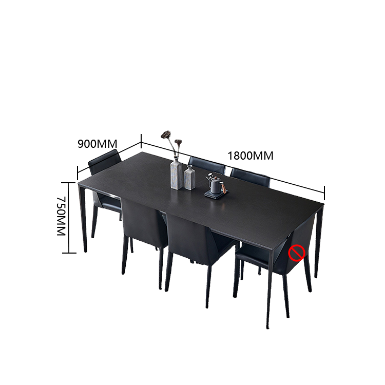 ダイニングテーブル 長方形 食卓 テーブル 食事用 リビングルーム セラミック天板 シンプル おしゃれ ブラック ホワイト CZ-N022