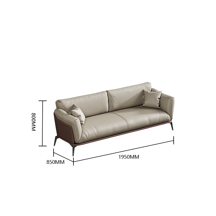 ソファ ストレートソファ 応接ソファ アームソファ オフィスソファ リビング用 受付用 2人掛け アームレスト付き 広い座面 快適な背もたれ 丈夫なフレーム 人間工学 通気性 耐荷重性 おしゃれ 高品質 カーキグレー JDSF-N028