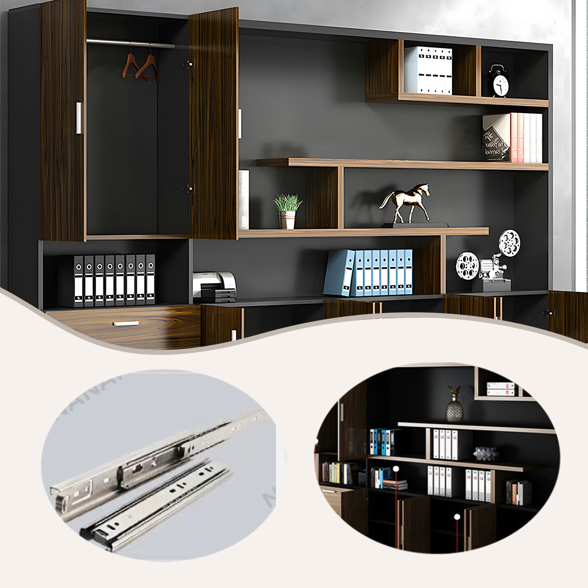 木製キャビネット,オフィスキャビネット,書類整理棚,キャビネット,木目