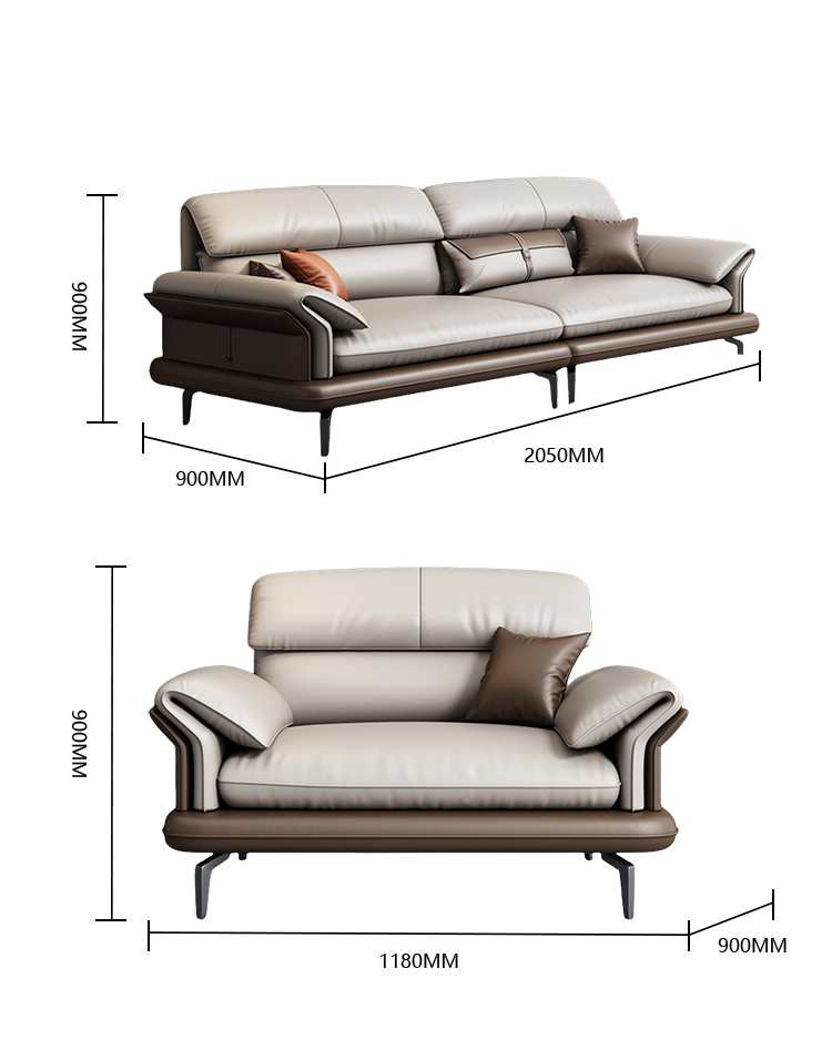 応接ソファ レザーソファ リビング用 1人掛け 3人掛け パイン材フレーム 人間工学 通気性 おしゃれ シンプル カーキ JDSF-N027