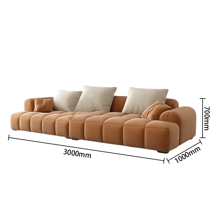 カウチソファ リビングソファ コーナーソファ ロータイプ 4人掛け 3人掛け 人間工学 柔らかい 洗練 カスタマイズ可能 JYSF-N012