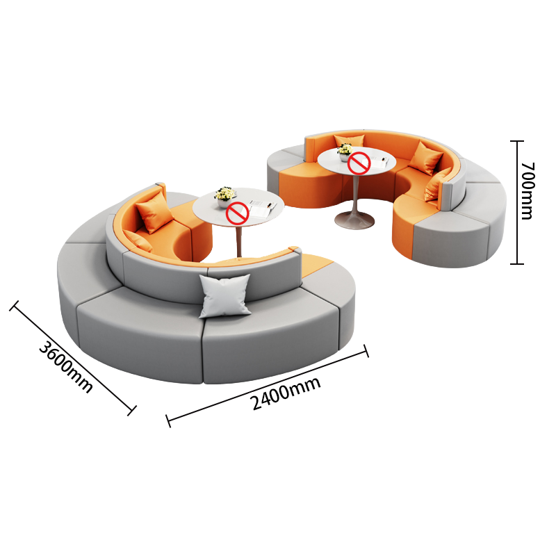 ベンチソファー モジュール式ソファ ソファセット 美容院 ロビー用 多人数 パイン材フレーム モダン カスタマイズ可能 JDSF-N037