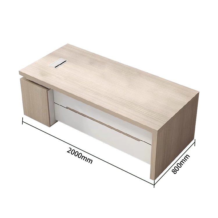 オフィスデスク エグゼクティブデスク 社長机 片袖机 配線ボックス ダイヤル錠 PC収納スペース カスタマイズ可能 LBZ-N020