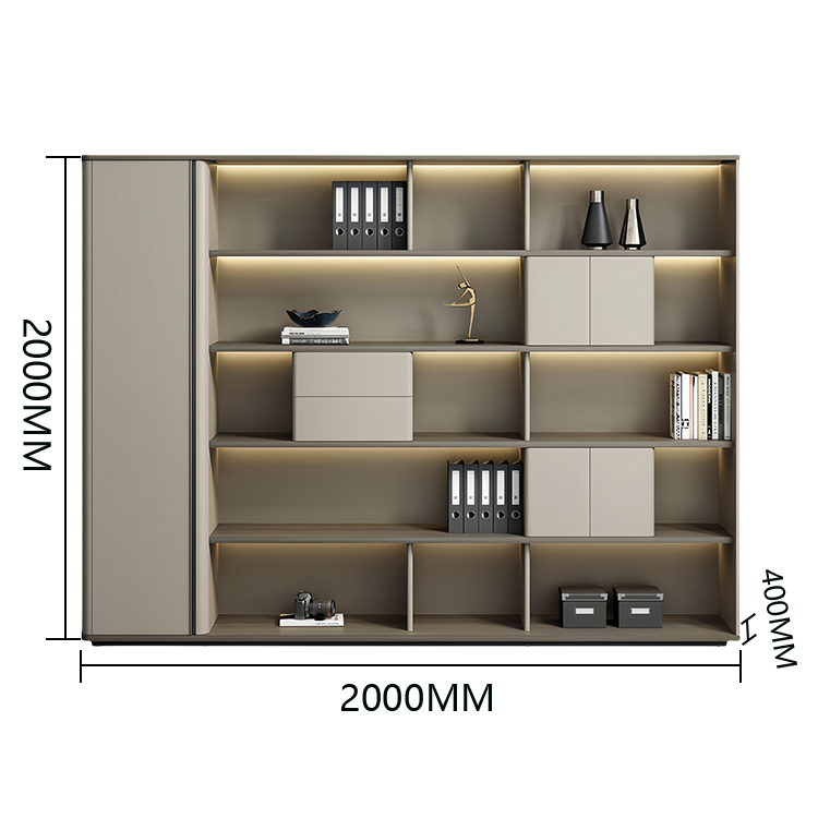 収納キャビネット オフィスキャビネット 収納ラック 多段式 ワードローブ 大容量収納 モダン カスタマイズ可能 BGCWG-N030