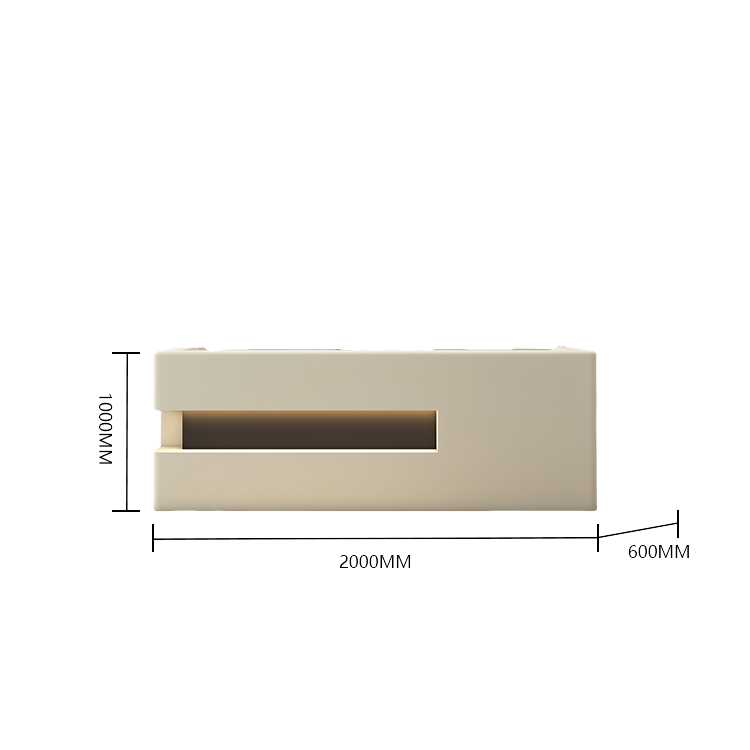 受付カウンター レジカウンター 受付台 エントランス受付 大型 サロン 大容量 グレー カスタマイズ可能 JDQT-BODS-N014