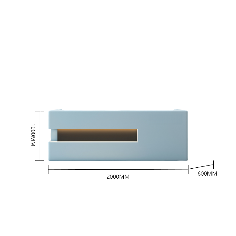 受付カウンター レジカウンター 受付台 エントランス受付 大型 サロン 大容量 グレー カスタマイズ可能 JDQT-BODS-N014