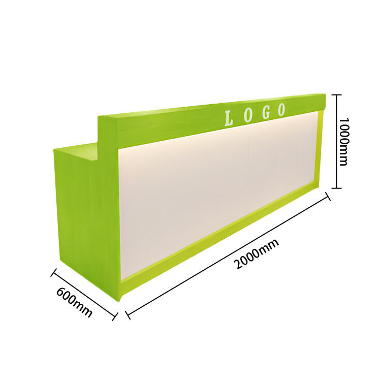 受付カウンター レジカウンター フロント 受付台 サロン 喫茶店 大容量収納 おしゃれ ナチュラル カスタマイズ可能 JDQT-N025