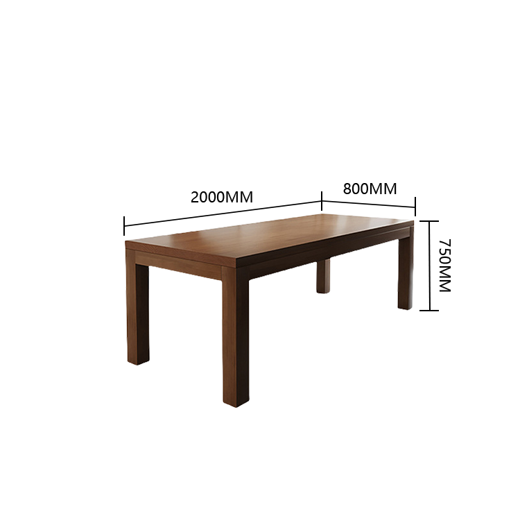 ダイニングテーブル 長方形 食卓 食事用 テーブル 無垢材 木製 シンプル おしゃれ ウォールナット カスタマイズ可能 CZ-N021