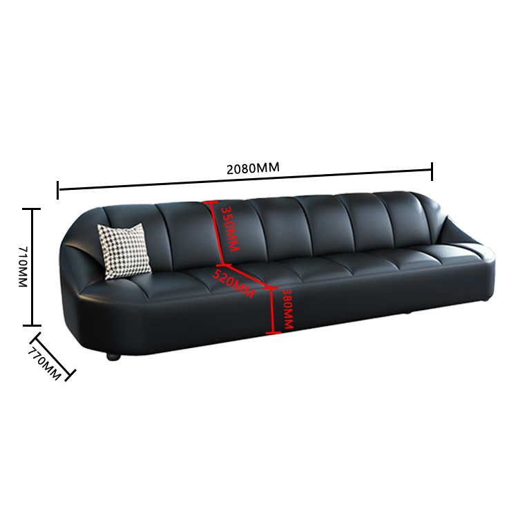 已添加リビングソファー 応接セット レザーソファー オフィスソファー 受付ソファー アームレスソファー 応接室 待合室 家庭用 抱き枕付き ナイロン脚 無垢材のフレーム 輸入級の無垢材 エコボード 人間工学 無害無臭 ノンホルムアルデヒド 高品質なレザー 高密度ウレタン 壊れにくい 高弾性 柔軟性 復元性 シンプル 変形にくい 丈夫な構造 弾力性 カスタマイズ可能 JDSF-N002