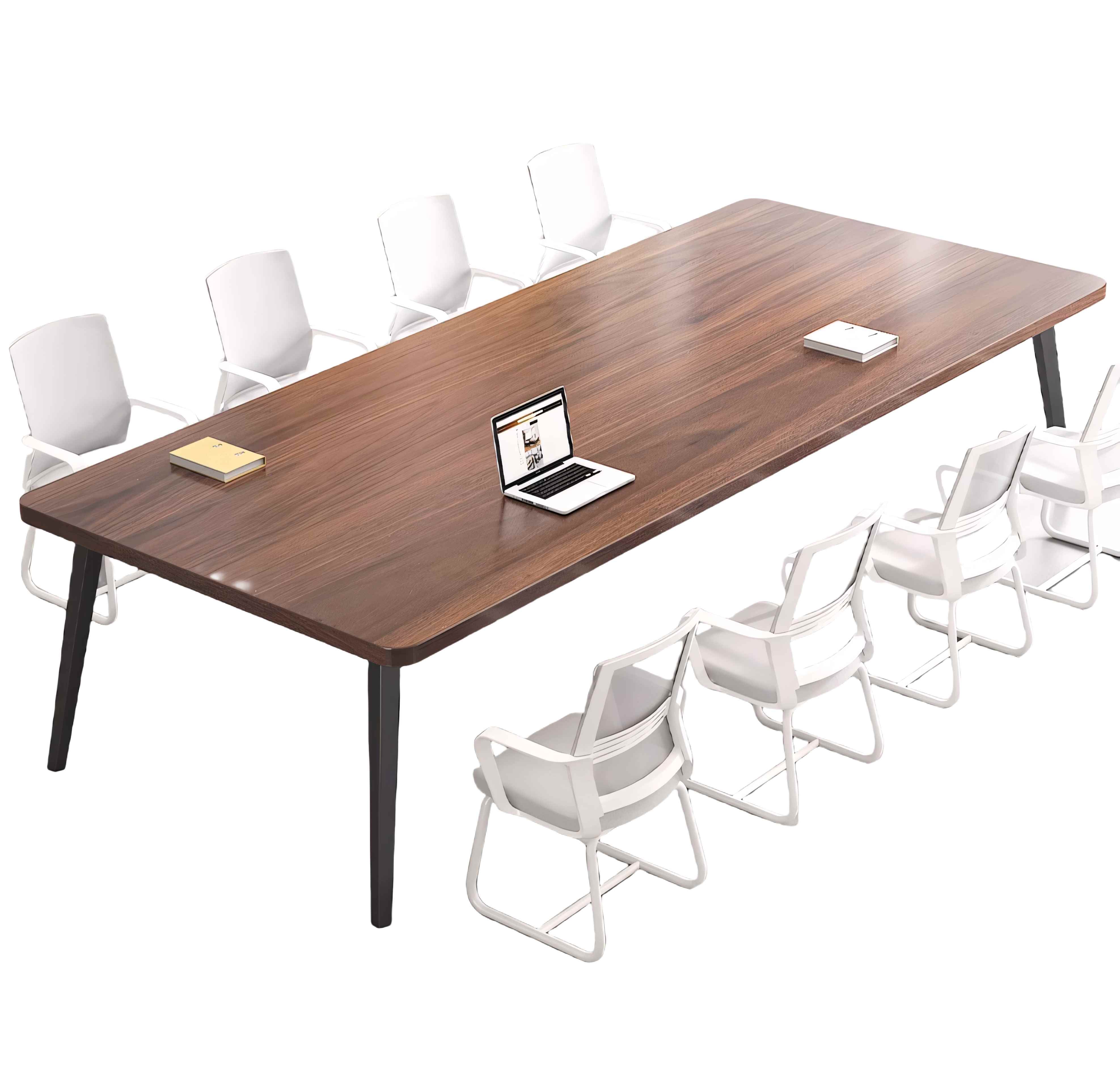 会議用テーブル ミーティングテーブル 会議机 相談用 R加工 スチールフレーム シンプル カスタマイズ可能 HYZ-N018