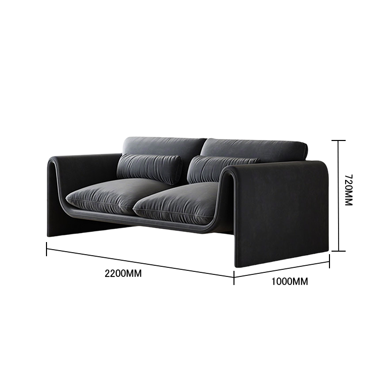 ソファ リビングソファ アームソファ 1人掛け 3人掛け ボア生地 人間工学 シンプル ホワイト カスタマイズ可能 JYSF-N009