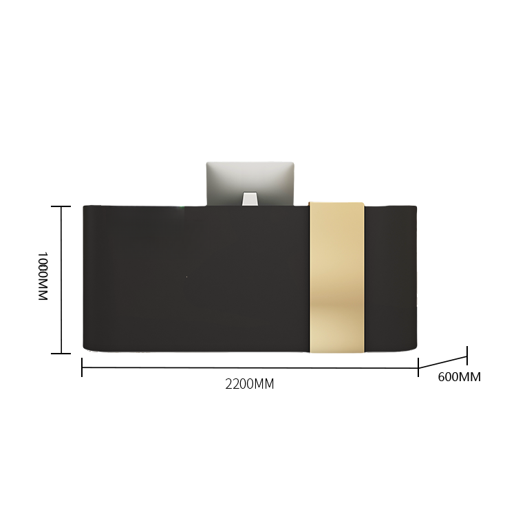 受付カウンター レジカウンター エントランス受付 サロン 扉付き収納 大容量 ベージュ カスタマイズ可能 JDQT-BODS-N016