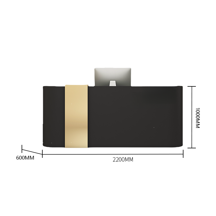 受付カウンター レジカウンター エントランス受付 サロン 扉付き収納 大容量 ベージュ カスタマイズ可能 JDQT-BODS-N016