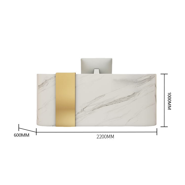 受付カウンター レジカウンター エントランス受付 サロン 扉付き収納 大容量 ベージュ カスタマイズ可能 JDQT-BODS-N016