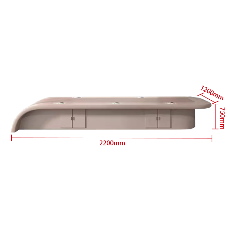 会議テーブル ミーティングテーブル 大型会議テーブル 会議室用 隠し収納 R加工 曲線デザイン シンプル カスタマイズ可能 HYZ-N010