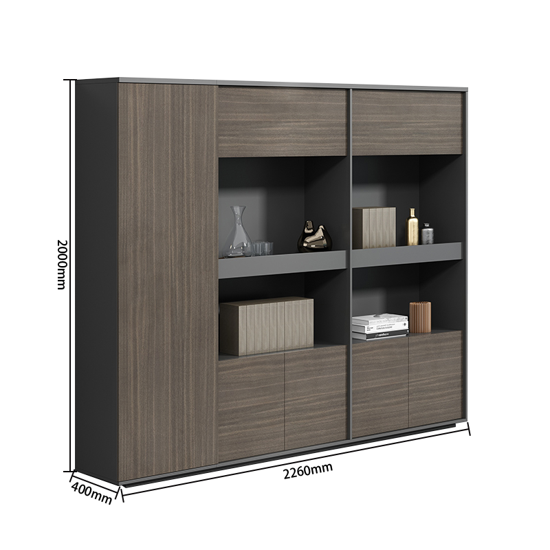 エグゼクティブデスク オフィスデスク 事務用 引き出し ダイヤル錠 R加工 USBボード モダン カスタマイズ可能 LBZ-N035