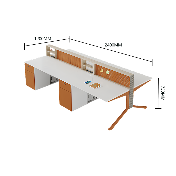 オフィスデスク 片袖デスク 作業机 ダイヤル錠 PC収納 コンセント 大容量収納 シンプル ホワイト カスタマイズ可能 YGZ-N043