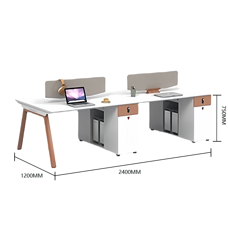 オフィスデスク 片袖デスク 作業机 ダイヤル錠 PC収納 大容量収納 多目的 機能性 シンプル ホワイト カスタマイズ可能 YGZ-N044