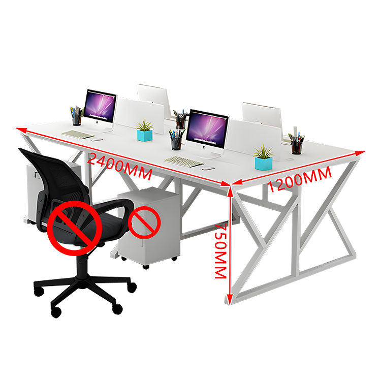 オフィスデスク デスク ワークデスク 自由組み合わせデスク 仕切りパネル 配線穴付き 快適なチェア 厚手の天板 スチール製フレーム 優れた機能性 厚手 シンプル 快適 カスタマイズ可能 YGZ-N024