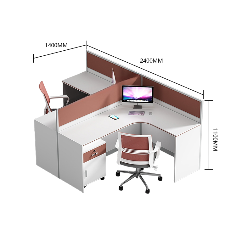 オフィスデスク L字型デスク 役員デスク 配線穴 トップパネル 鍵付き 大容量収納 機能性 シンプル モダン ホワイト YGZ-N063